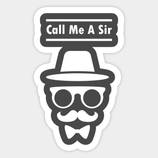 Call Me A Sir Luttrell Anjunadeep Handlebar Mustache Best Dad Ever Sticker